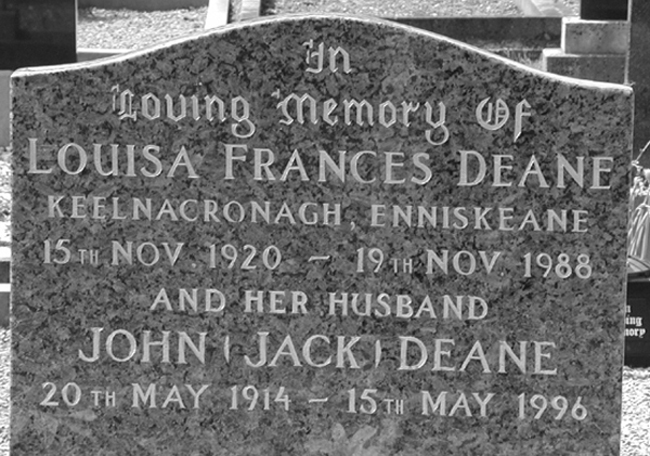 Deane, Louisa Frances and John (Jack), Keelnacronagh (COI).jpg 195.5K